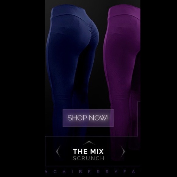 AcaiBerry BootyScrunch Push Up Leggings - Picture 5 of 8